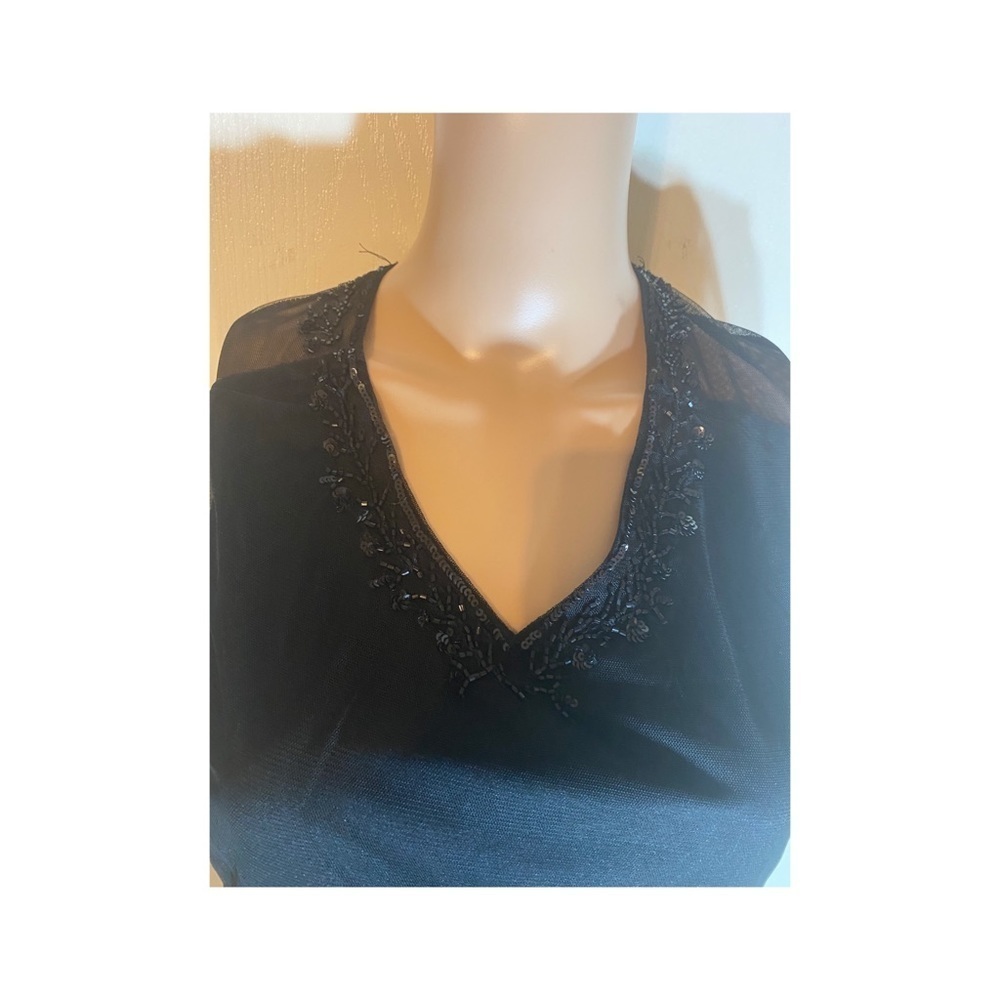 Torrid Black Lace Trim Blouse - Picture 3 of 6